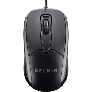 Belkin F5M010qBLK Ratón óptico USB con cable de 5 pies_1