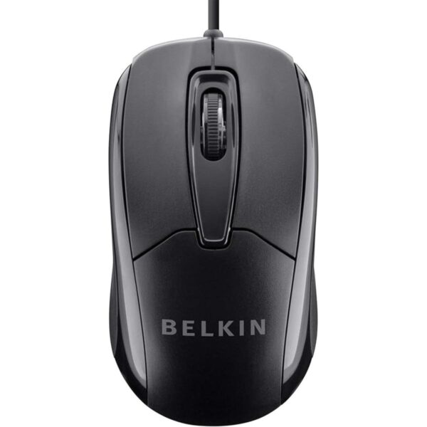 Belkin F5M010qBLK Ratón óptico USB con cable de 5 pies_1