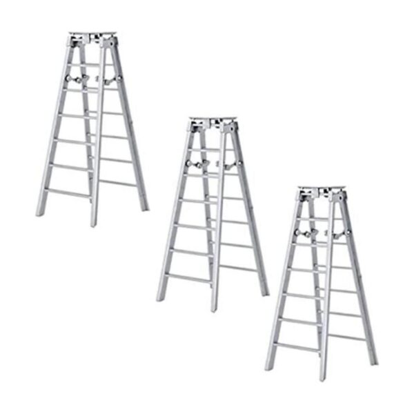 Juego de 3 escaleras de plata para figuras de acción de_1