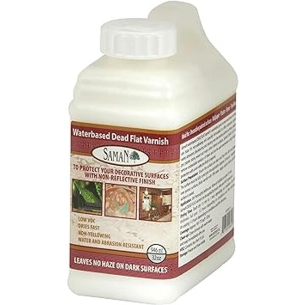 Saman sam801 1L 1Quart Dead Flat Clear Coat_1
