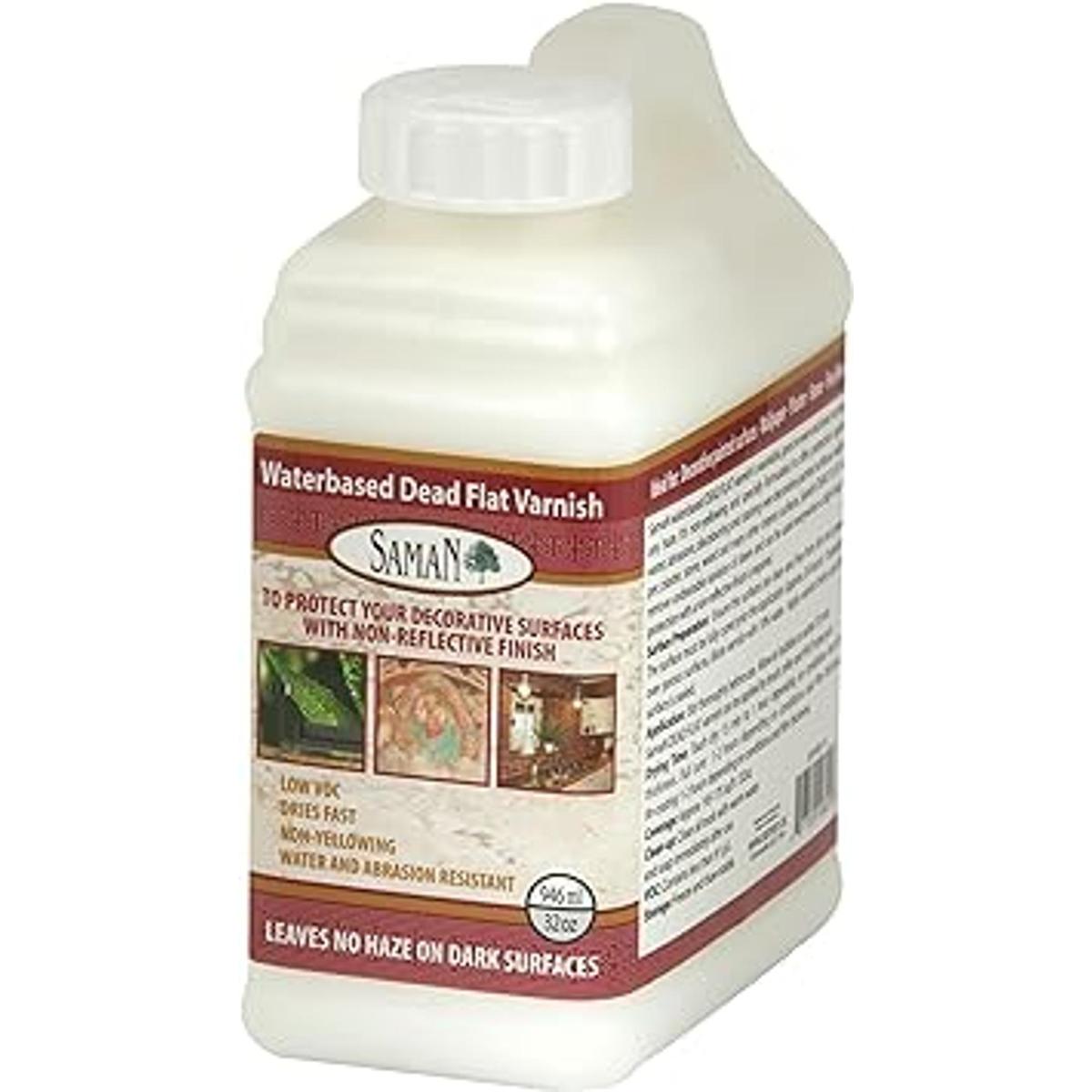 Saman sam801 1L 1Quart Dead Flat Clear Coat