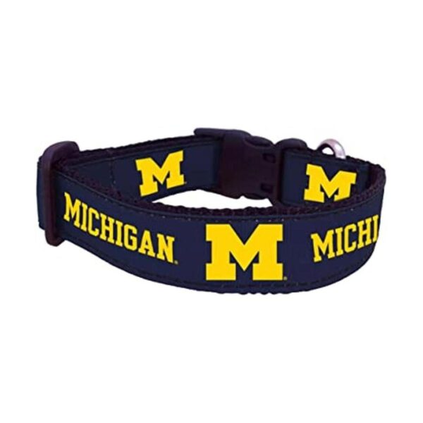 NCAA Michigan Wolverines Collegiate perro collar pequeño_1