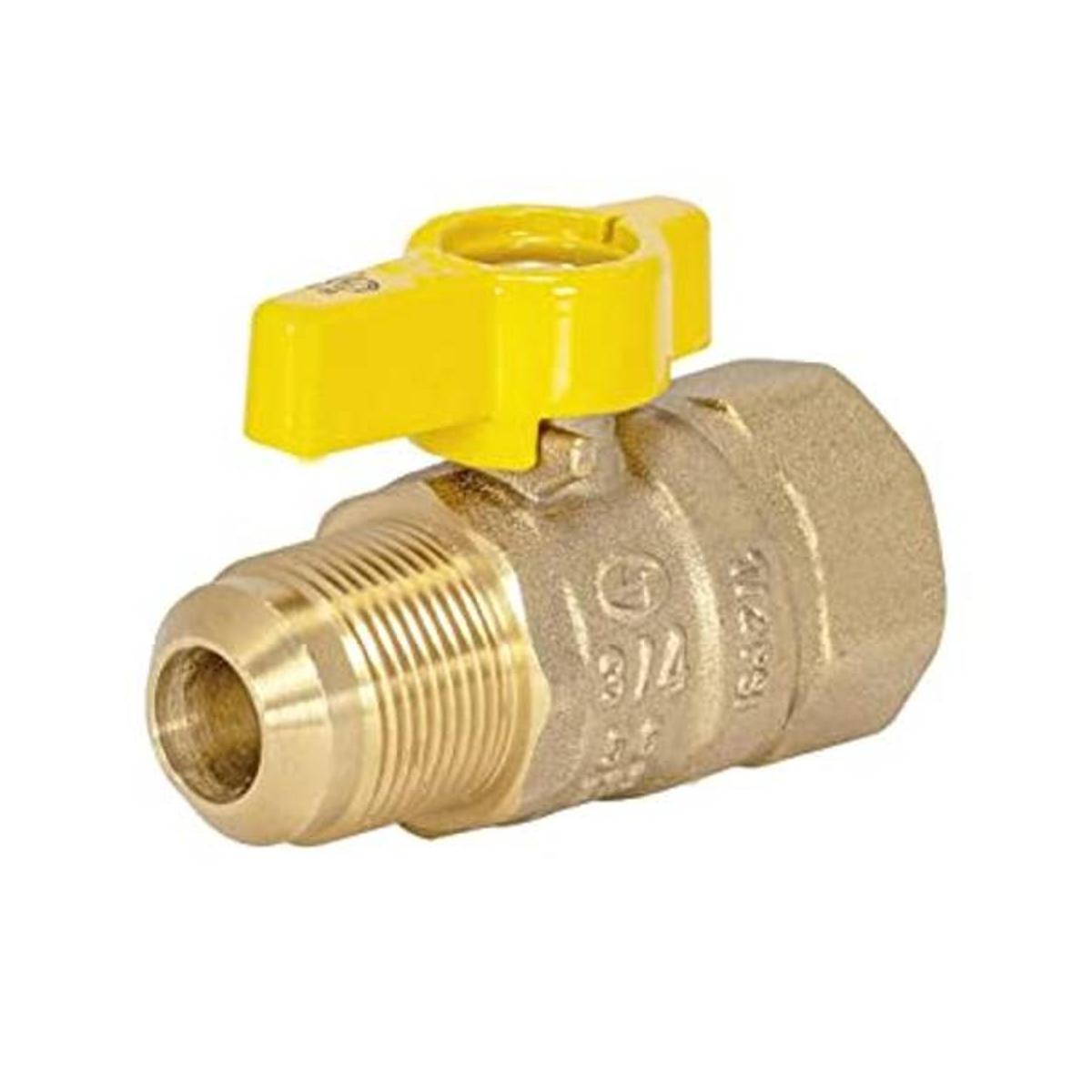 Eastman 60005 válvula de bola de gas de latón recto 34