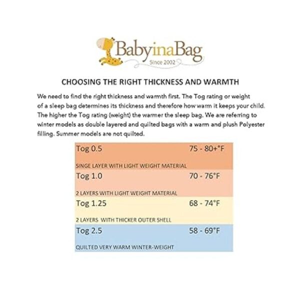 BABYINABAG Saco de dormir y saco de dormir para bebé_2