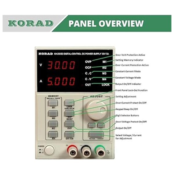 KORAD KA3005D Fuente de alimentación lineal de precisión_3