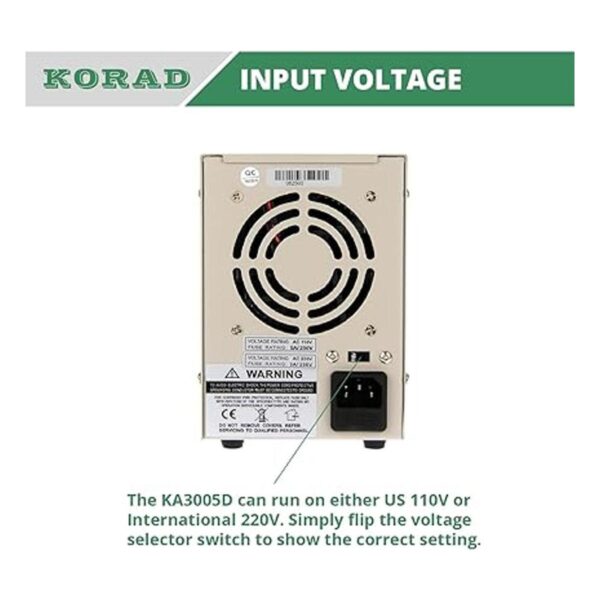 KORAD KA3005D Fuente de alimentación lineal de precisión_5