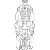 Moen Grifo de baño comercial MPress cromado de montaje