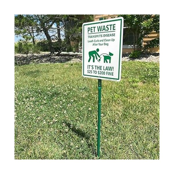 SmartSign Pet Waste Transmits Disease Clean Up After Your_3