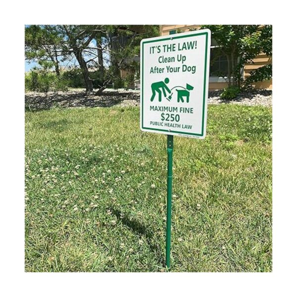 SmartSign Letrero Its The Law Clean Up After Your Dog_3