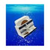 COTA Global Juego de posavasos de madera náutica a rayas_5
