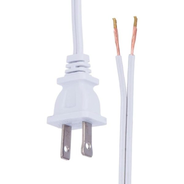 BP Lamp Cable de lámpara blanco cable SPT1 de 8 pies de_1
