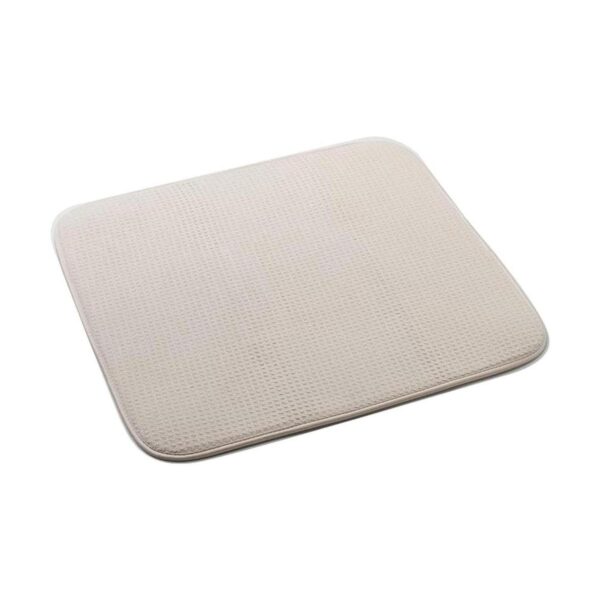 Tapete para secado de platos Norpro de microfibra Crema_1