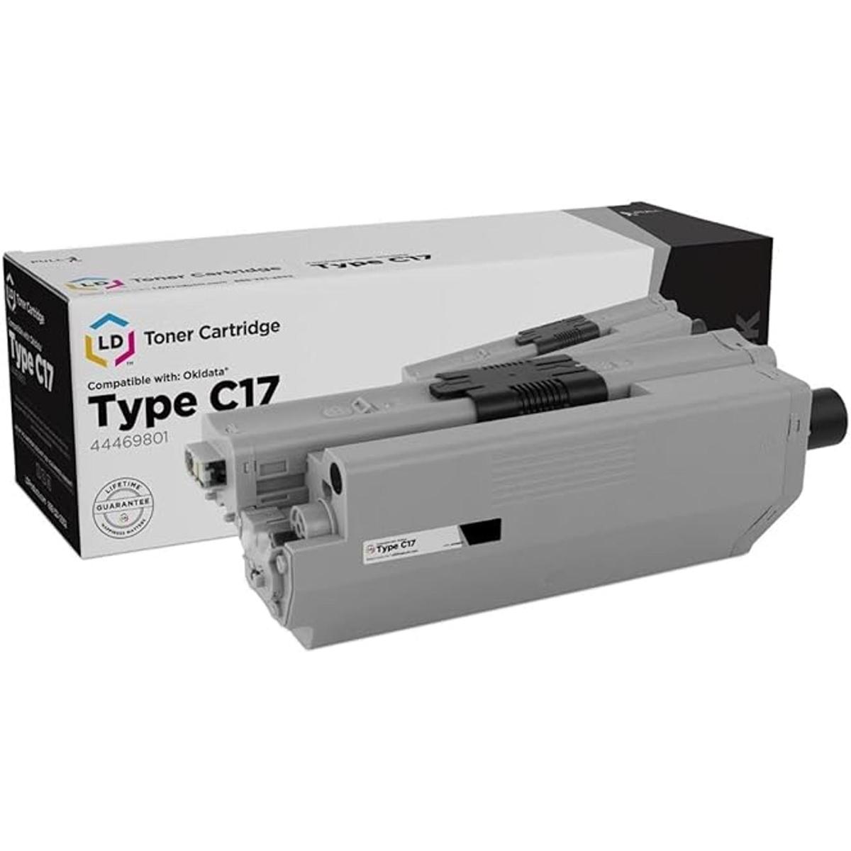 Cartucho de tóner láser negro compatible con LD Okidata