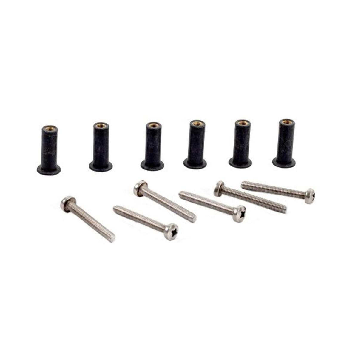 Paquete de 6 H2o Kayaks M5 Tornillos Pozi de neopreno de