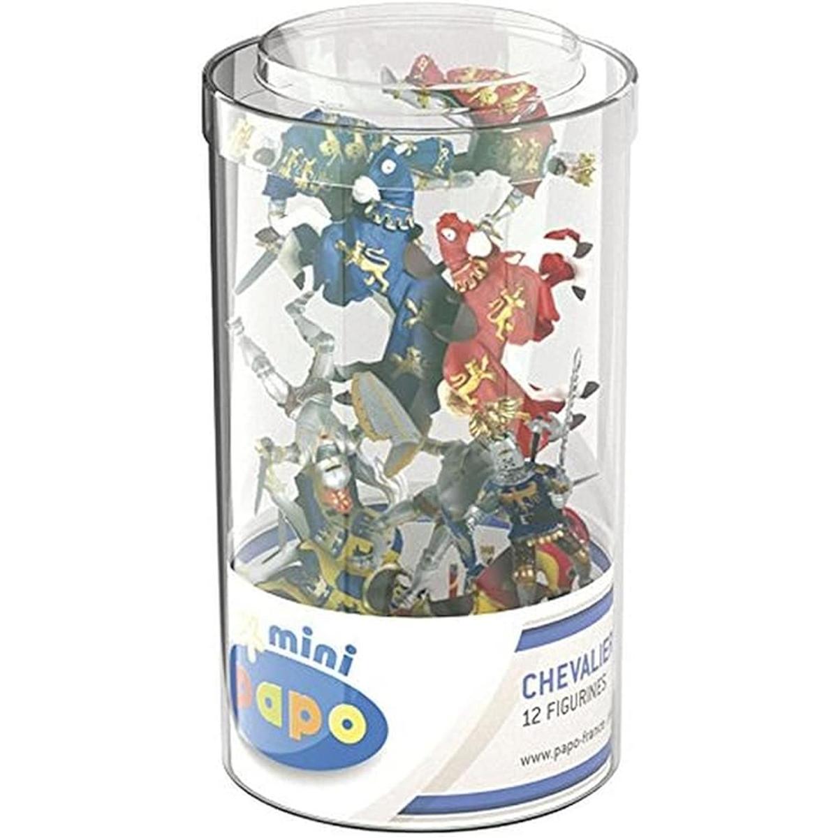 Papo Mini figura de tina caballeros 12 piezas