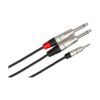 Hosa HMP003Y REAN Cable de ruptura estéreo TRS a dual de_2