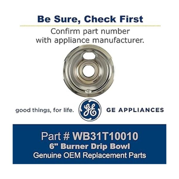 General Electric WB31T10010 Cuenco para quemador 6_2