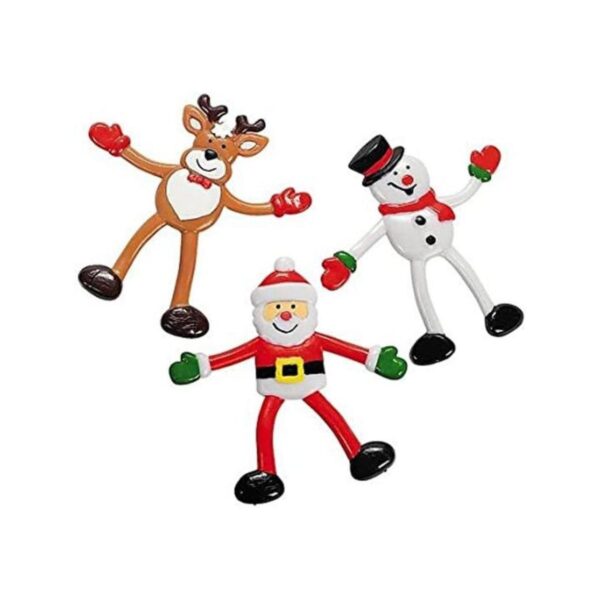 Paquete de 12 piezas con diseño de personajes navideños_1