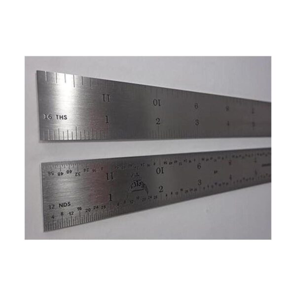 PEC Regla rígida de acero inoxidable 4R de 12 pulgadas_2