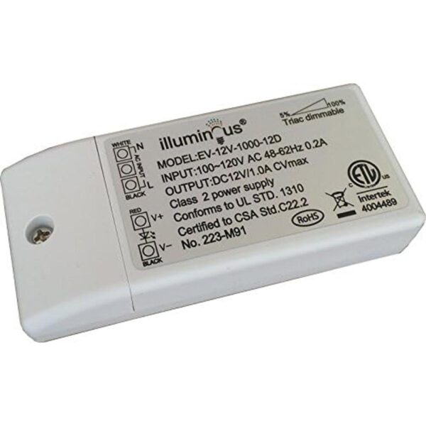 Pack de un 1 12 V 12 W regulable CV DC LED Driver ETL_2