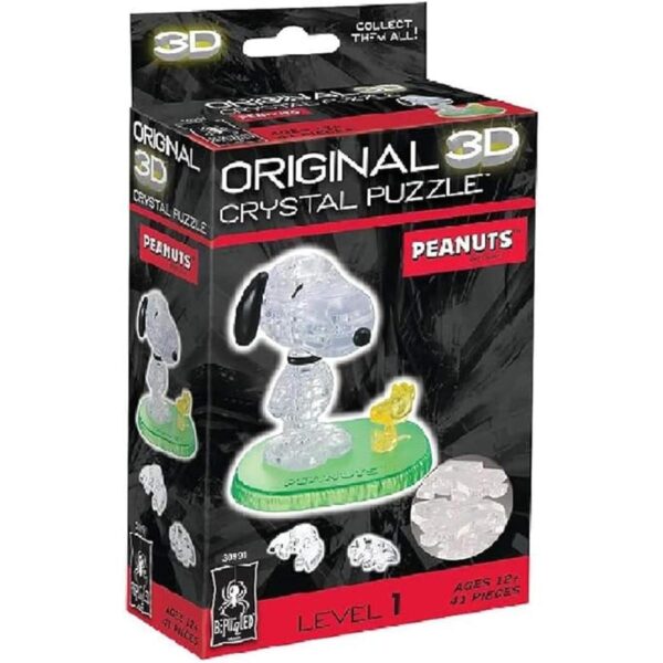 Rompecabezas original de vidrio 3D Bella Snoopy y_2
