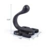 Renovators Supply Gancho de pared de hierro fundido negro