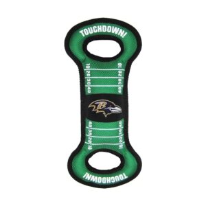Pets First Baltimore Ravens Football Field Tug Toy_1