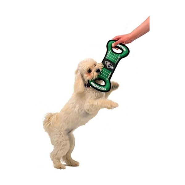 Pets First Baltimore Ravens Football Field Tug Toy_6