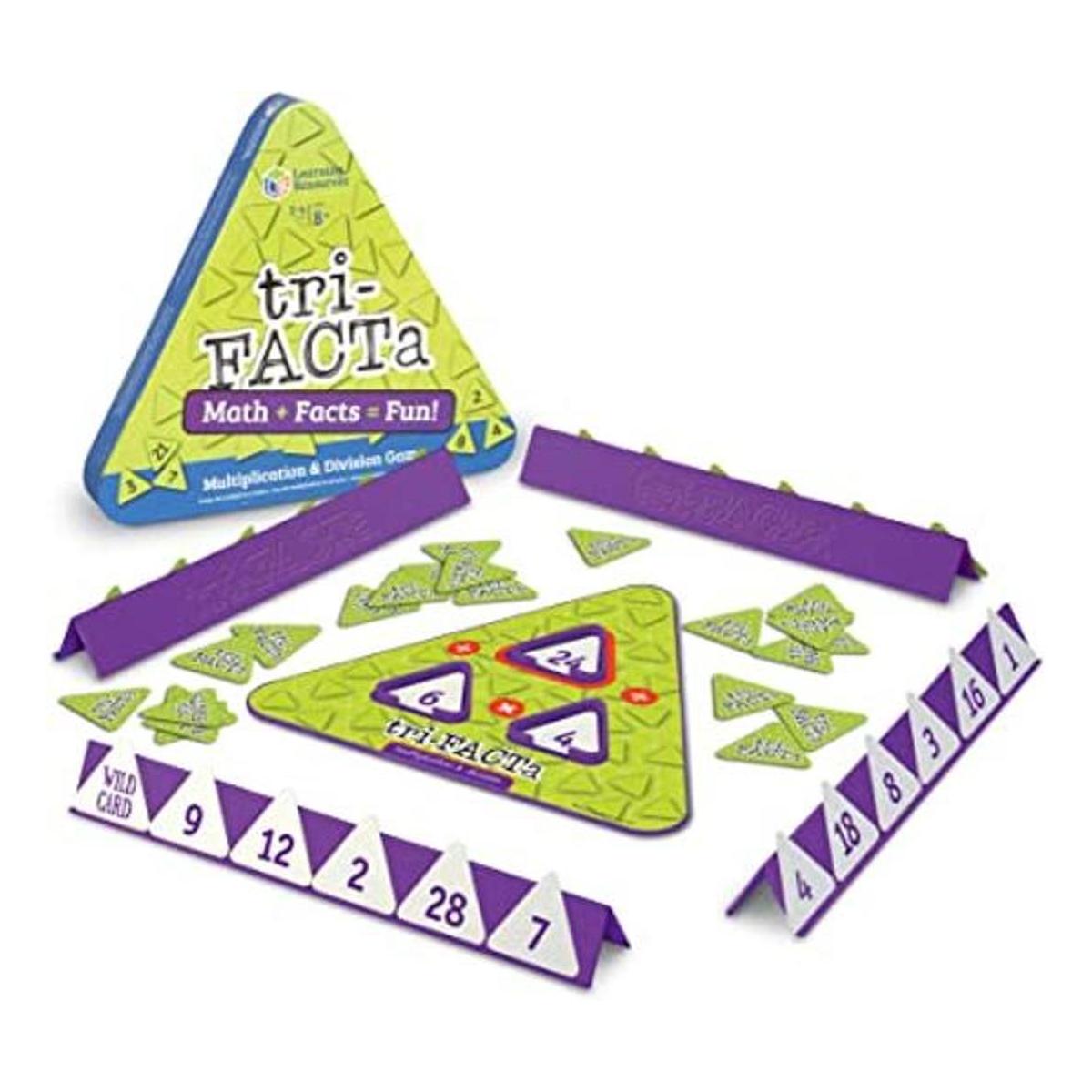 Learning Resources TriFACTa Juego de multiplicación y