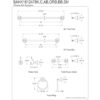 Kingston Brass Naples Juego de accesorios de 5 piezas con_4