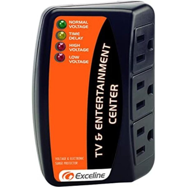 3Outlet Electronic Surge Protector para TV S equipo de_1