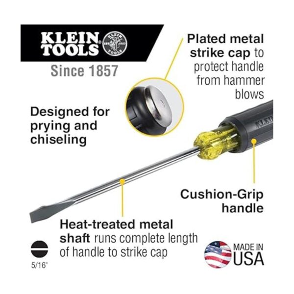 Klein Tools 6024DD desarmador de demolición de 4 pulgadas_2