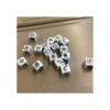Nakimo Dados blancos en blanco de 0.630 in paquete de 50_5