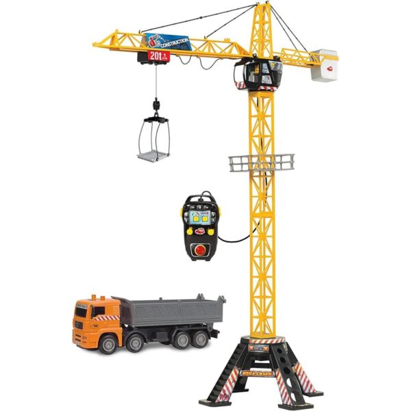 Dickie Toys Mega grúa y vehículo de camión de 48 pulgadas_1
