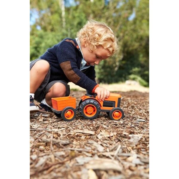 Green Toys Vehículo tractor naranja_4