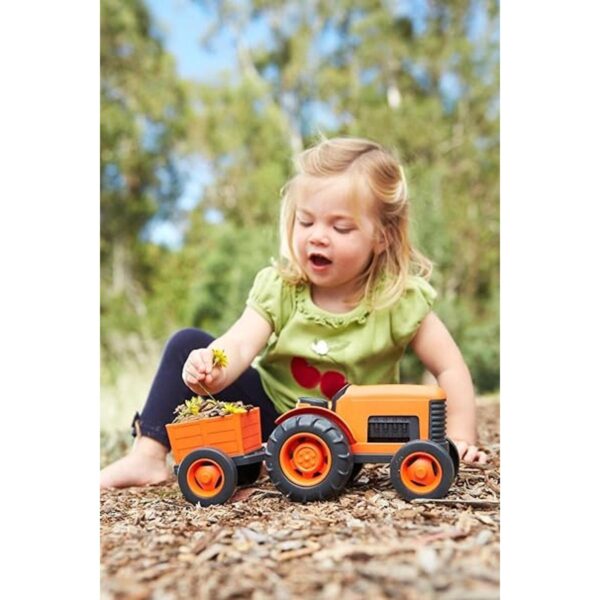 Green Toys Vehículo tractor naranja_3