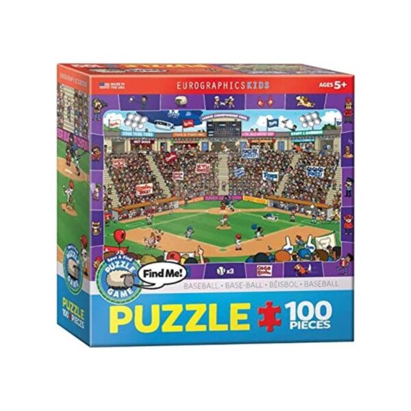 Béisbol rompecabezas de 100 piezas para localizar y_1