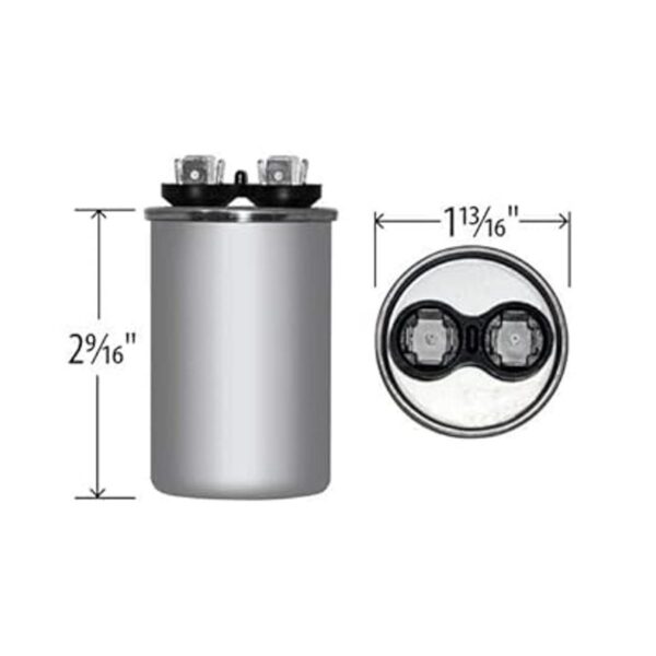 Capacitor redondo para funcionamiento de motores 30 uf MFD_4