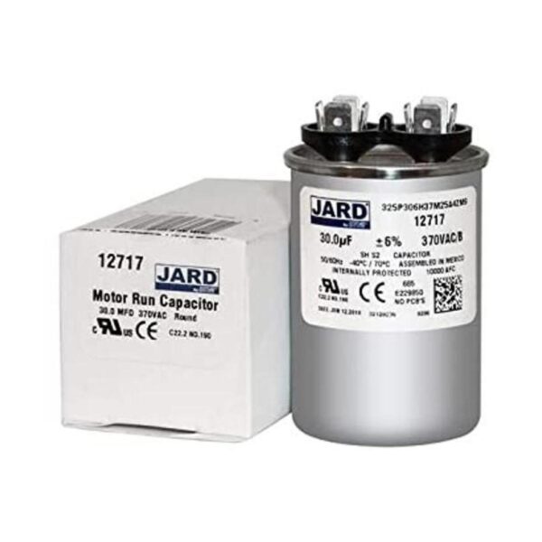 Capacitor redondo para funcionamiento de motores 30 uf MFD_1