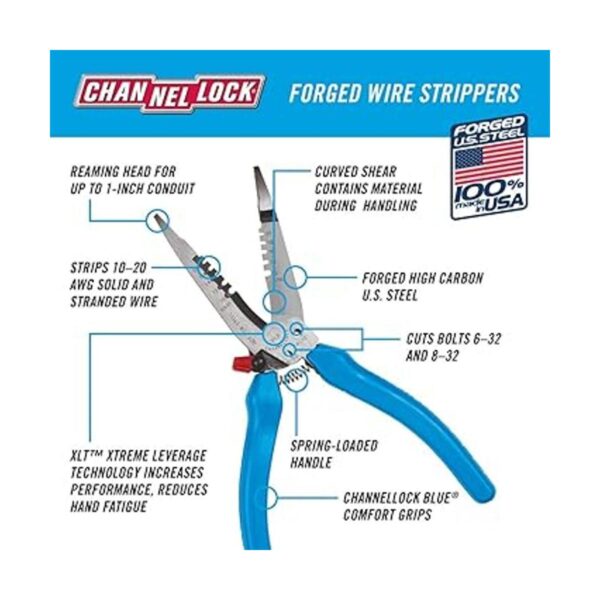 Channellock Corte pelacables forjado 712 968_6