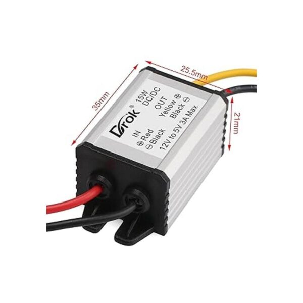 DROK Convertidor micro eléctrico CC Buck Volt DC 6.322V_2