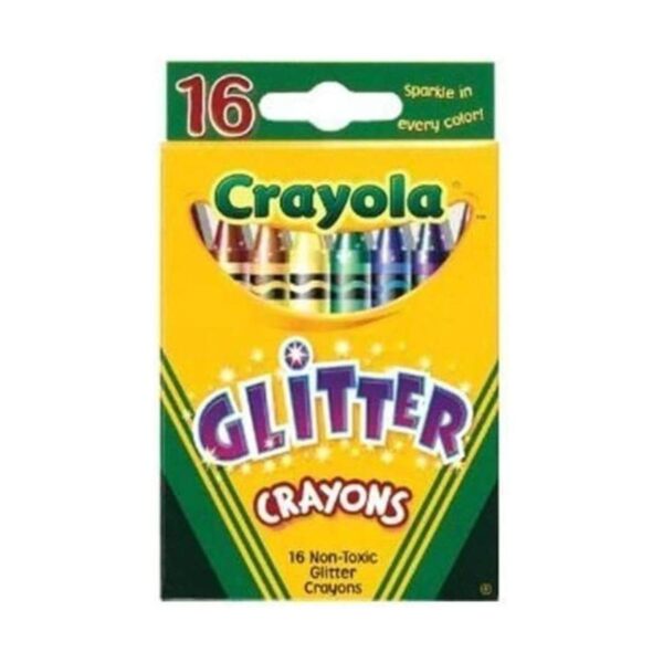 Crayola Glitter Crayons 16 unidades 2 paquetes_1