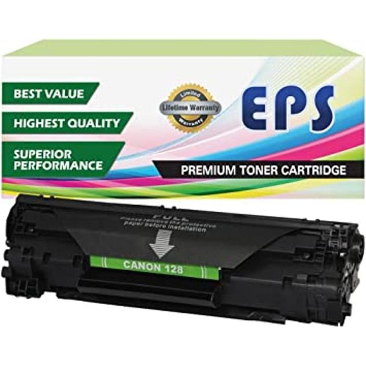 EPS Reemplazo Canon 128 3500B001 Black Toner Cartridge