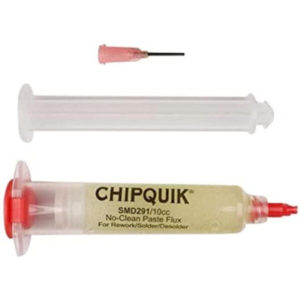 Chipquik Flujo de tachuela sin limpieza en una jeringa de_1