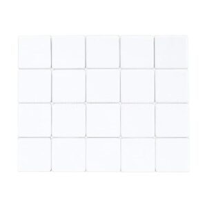 CleverDelights Azulejos cuadrados de vidrio de 1.0 in 20_1