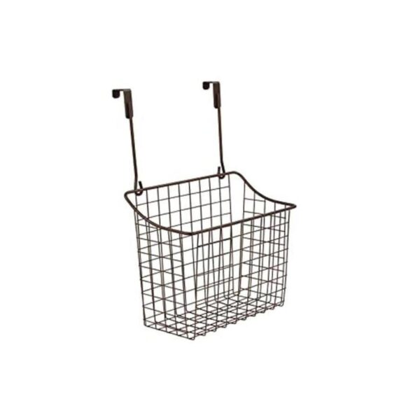 Cesta de rejilla Spectrum para clóset Acero Bronce L_1