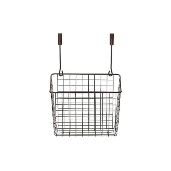 Cesta de rejilla Spectrum para clóset Acero Bronce L_2
