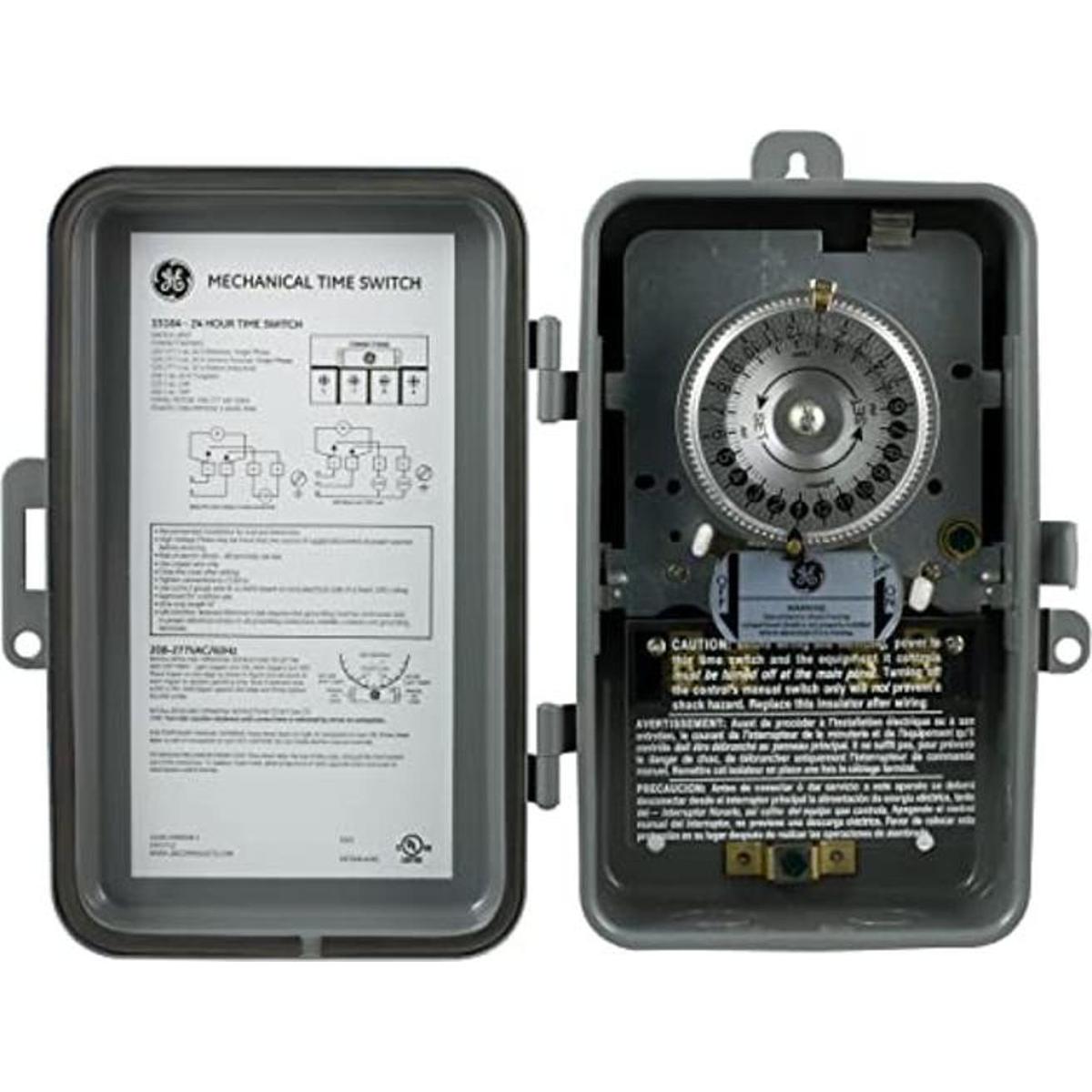GE Interruptor de tiempo mecánico de metal para