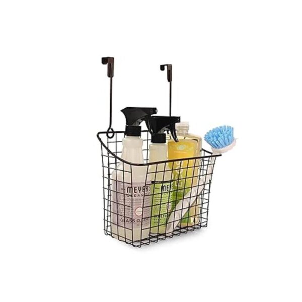 Cesta de rejilla Spectrum para clóset Acero Bronce L_3