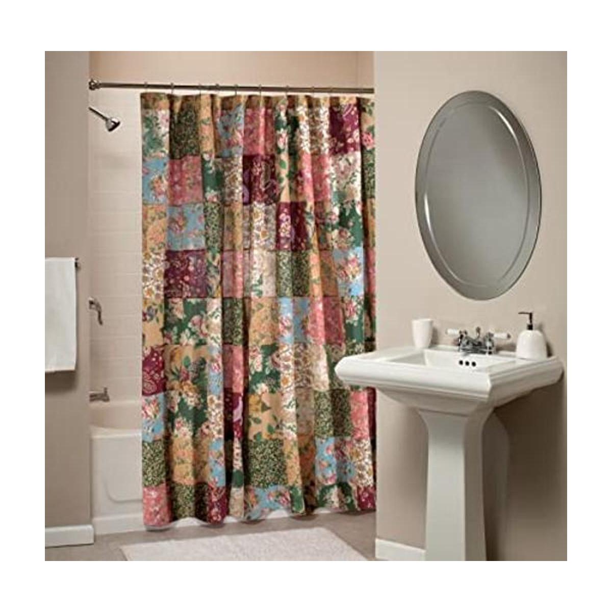 Greenland Home Cortina de ducha antigua y elegante